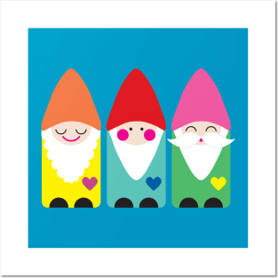 The BFF Garden Gnomes I Posters and Art